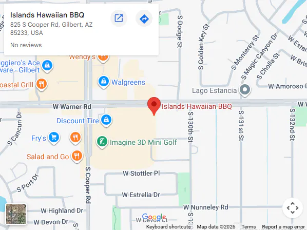 Location, 825 South Cooper Road, Gilbert, AZ 85233